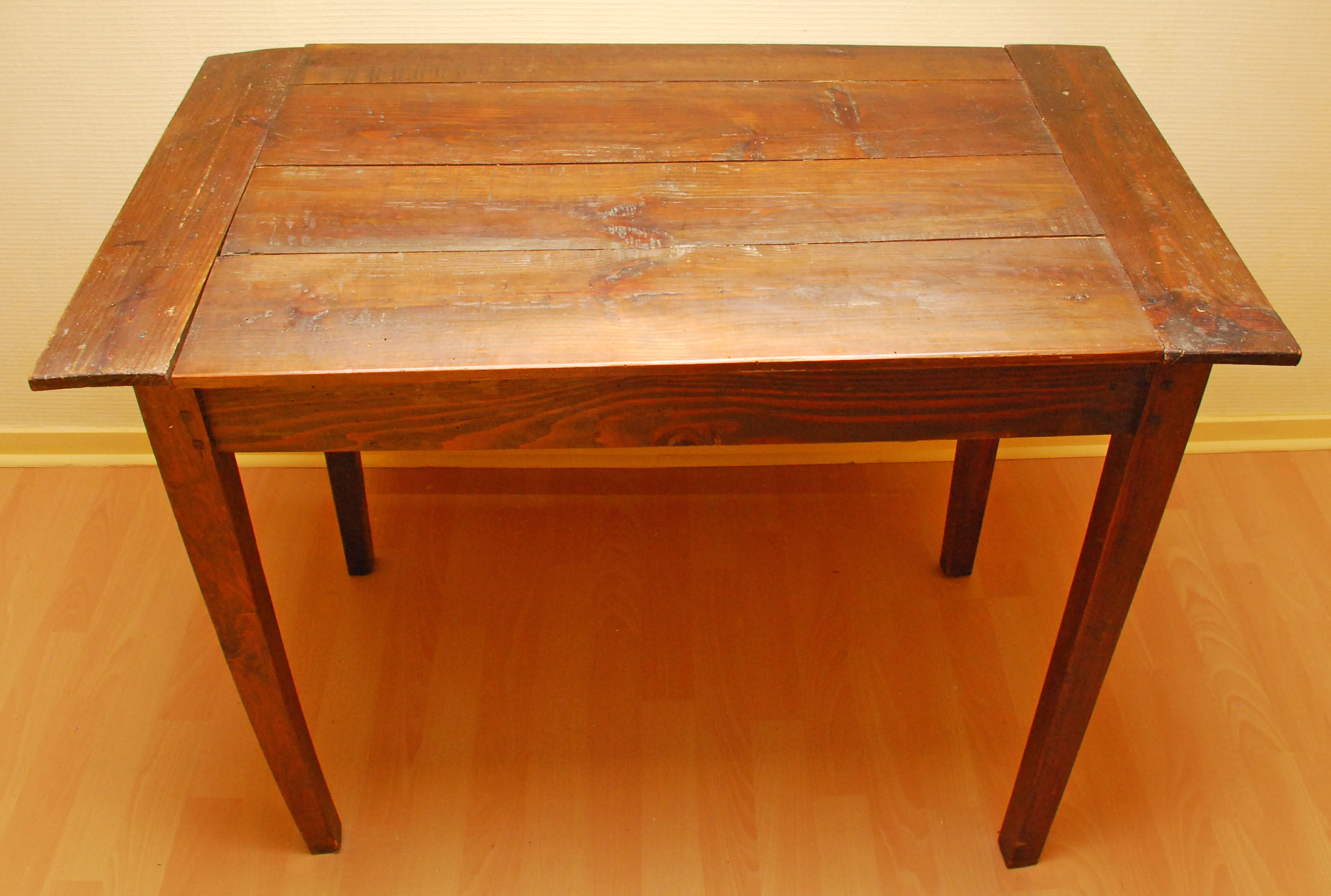 Old desk on his table