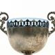Sugar bowl, Art Nouveau, silver-plated brass, WMF, Germany, 1900s