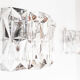 Set of two polished metal sconces by Kinkeldey