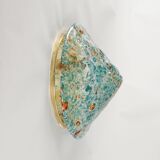Wall lamp, Murano glass, Italian design, 1970s, manufacture: Italy