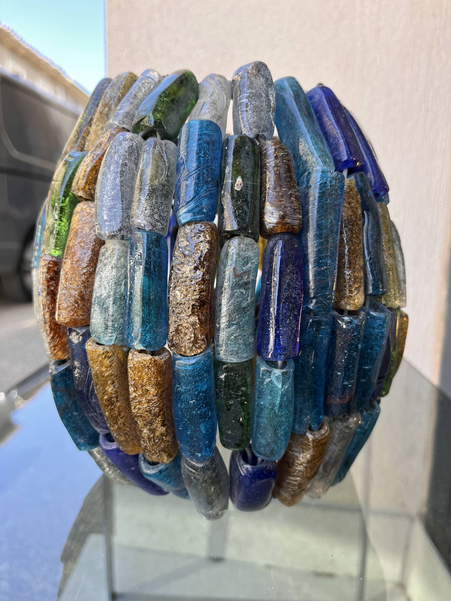 vintage Murano glass paste chandelier