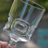 6 original wine glasses
