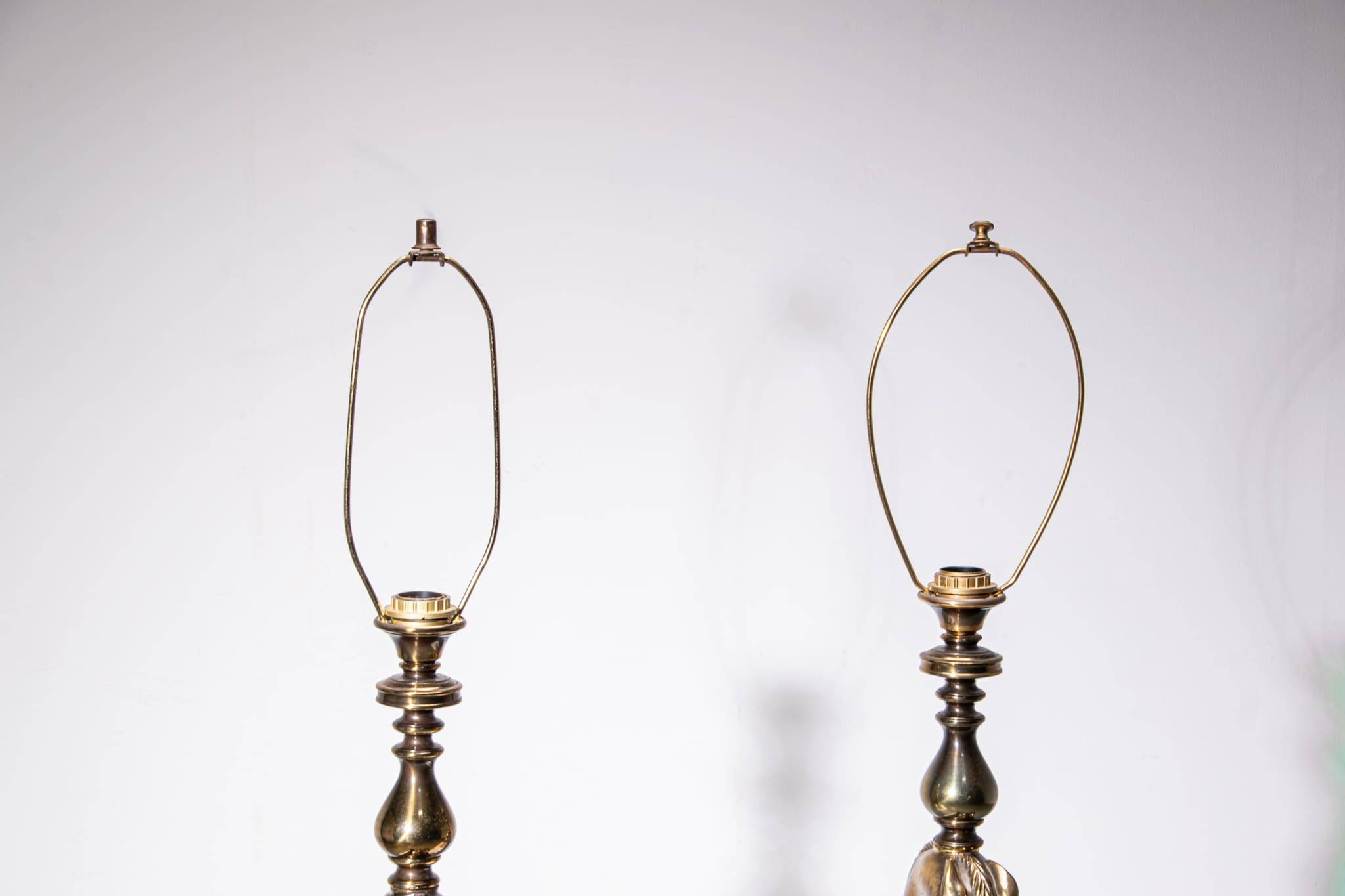 Ensemble de lampes de table à tête de cheval Deknudt