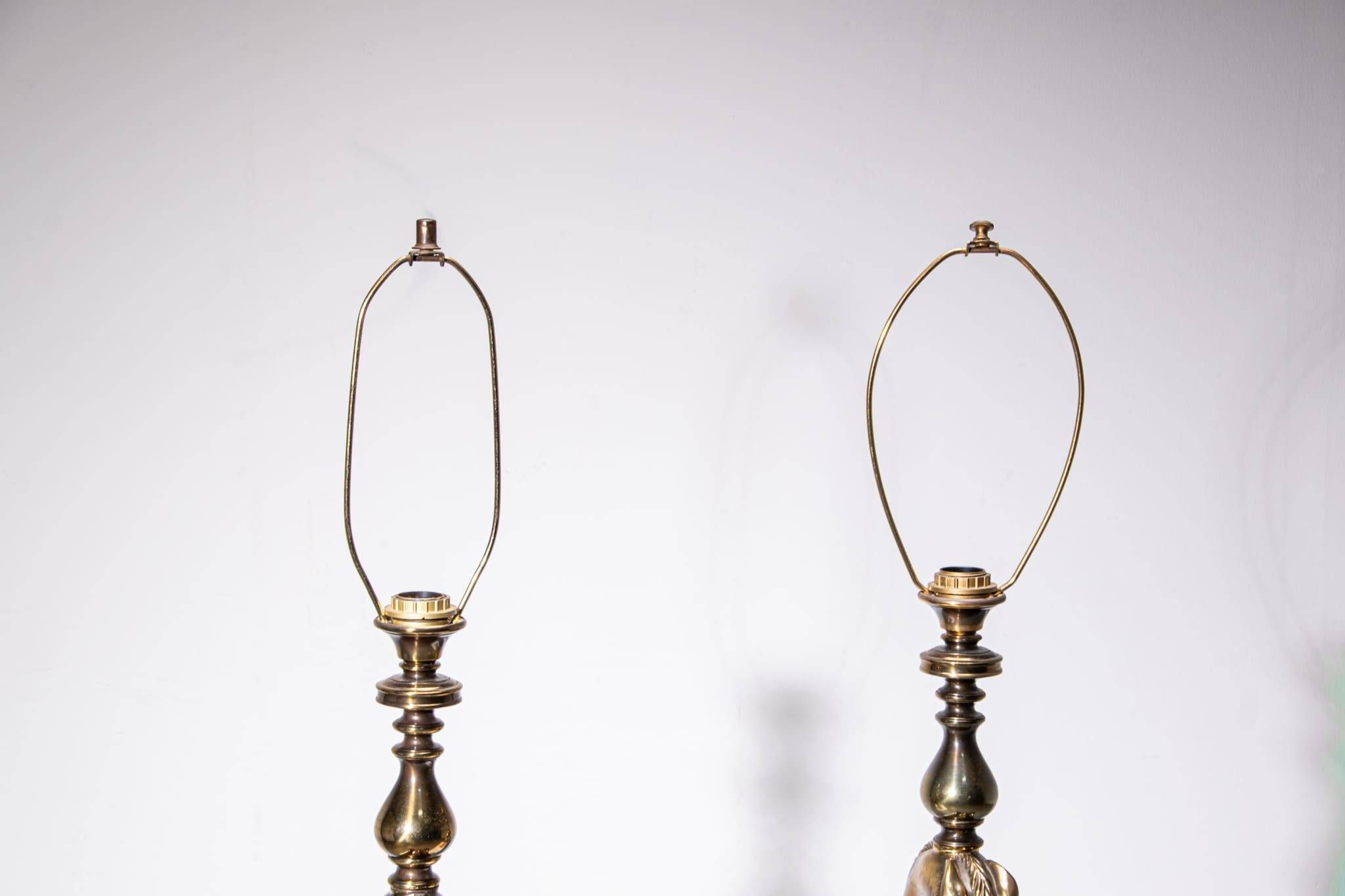 Ensemble de lampes de table à tête de cheval Deknudt