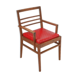 Vintage bridge armchair by René Gabriel, 1940
