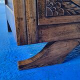 Oak art deco chest of drawers