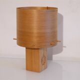 Swedish wooden lamp, 1970
