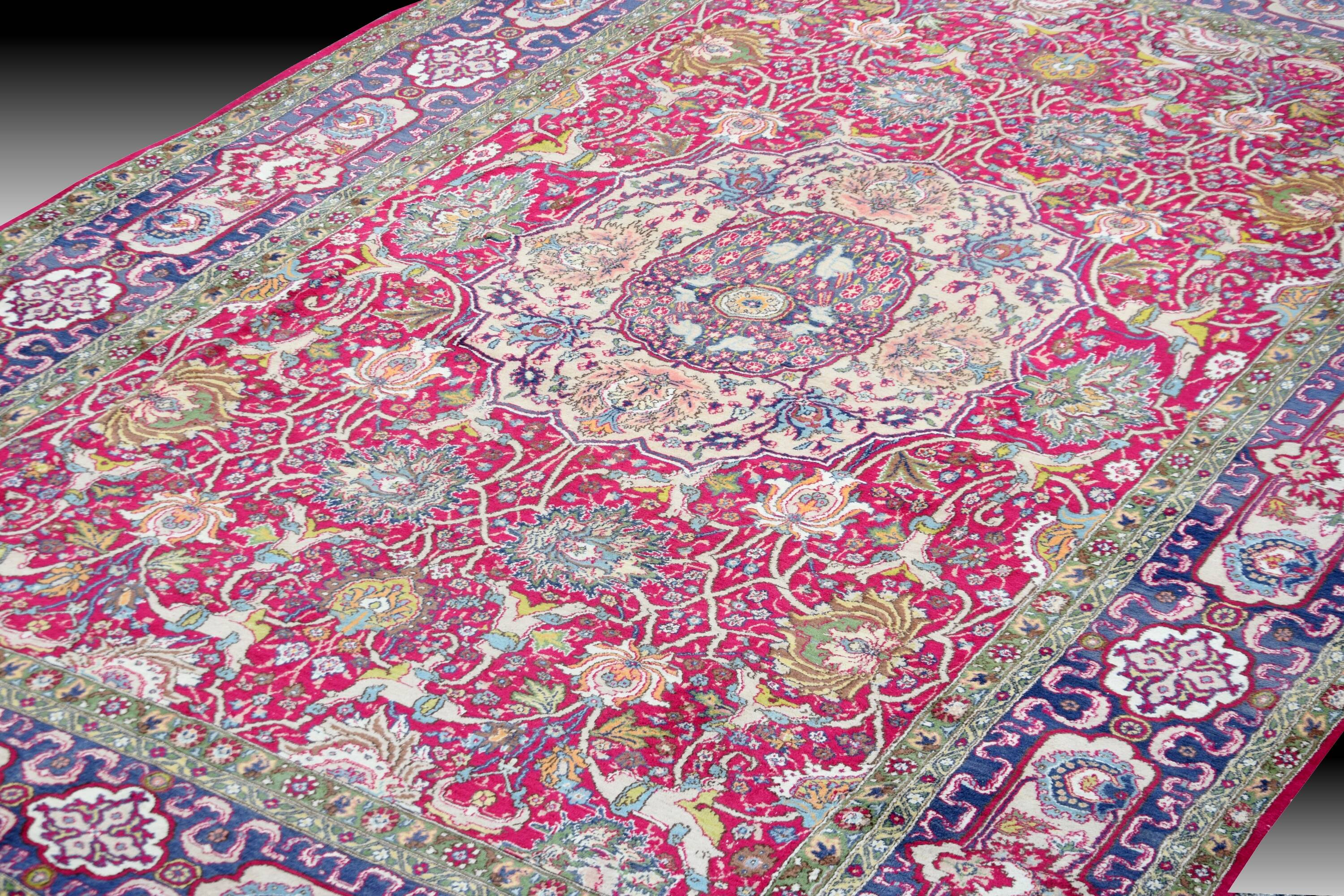 Oriental carpet KIRMAN – Iran - Handmade 312x214 cm "Galerie Sardje"