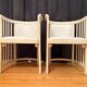 Pair of armchairs designed by Josef Hoffmann for Cabaret Fledermaus, Austria