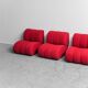Divano modulare tessuto mod. giannone seven salotti anni ’70 vintage modernariato
