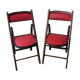 Wooden folding chairs and 60s shanghai skai