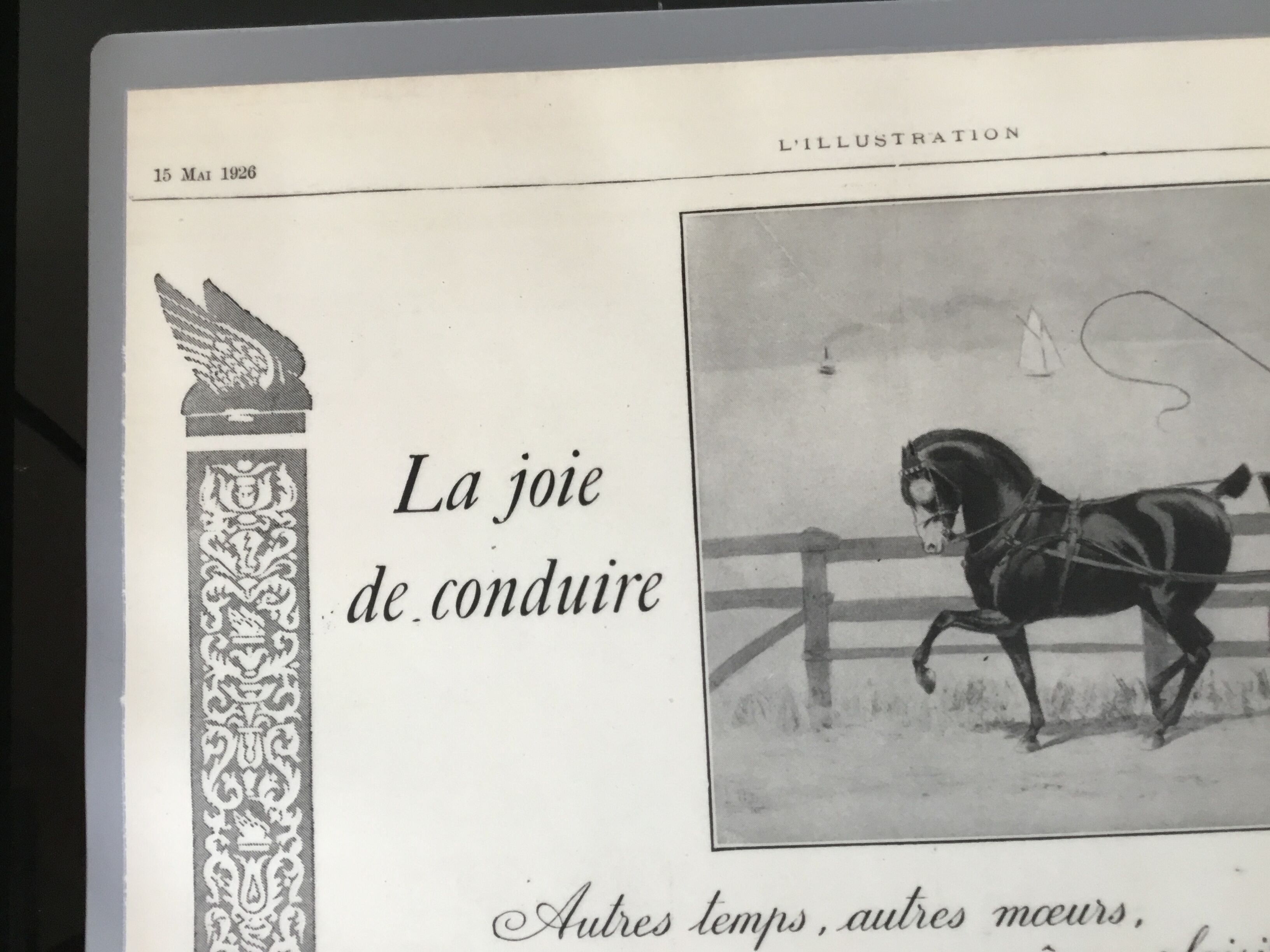 Vintage advertising to be framed