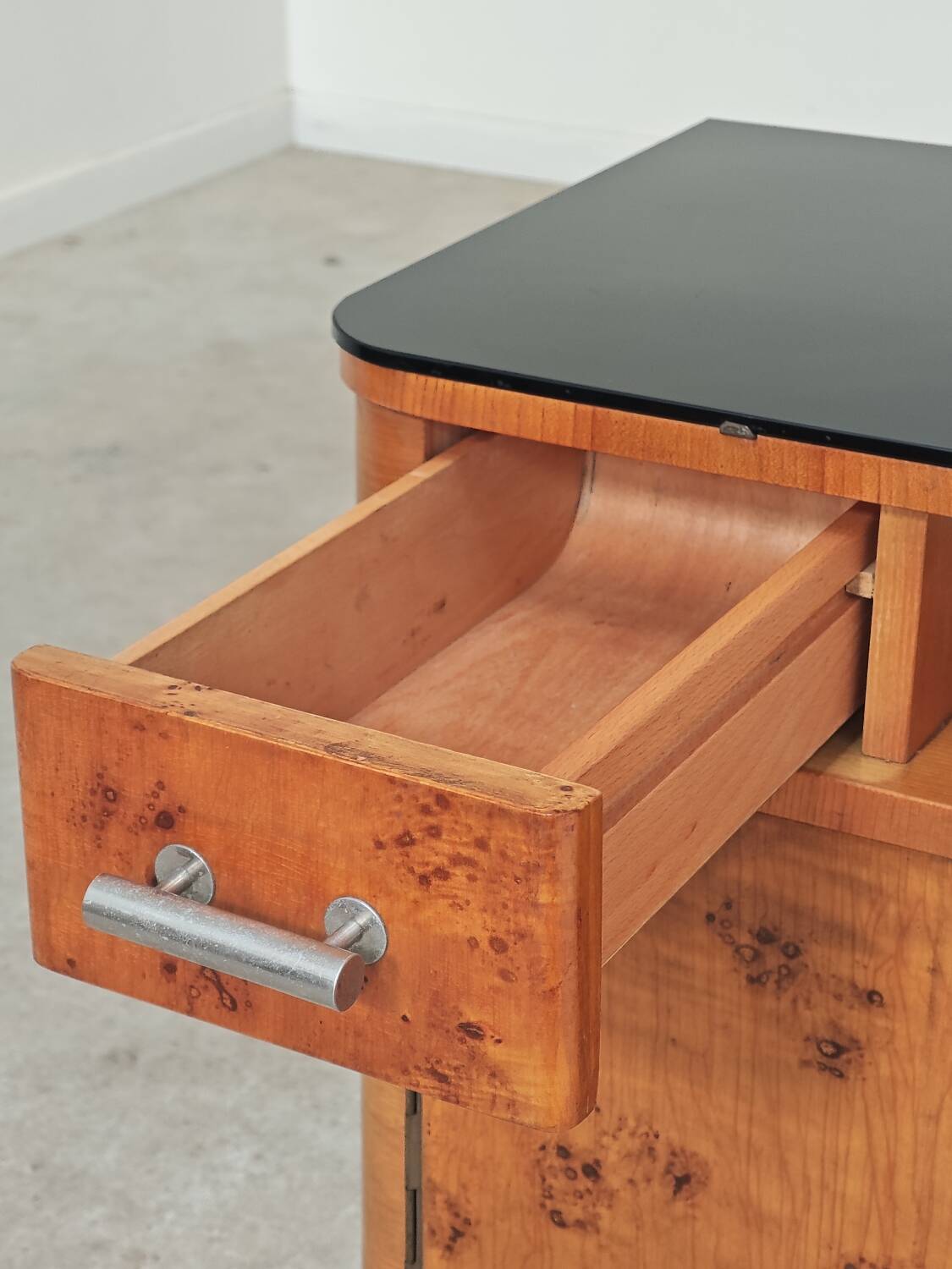 Art Deco bedside table by Jindrich Halabala for Up Zavody