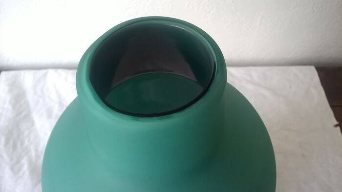 Contemporary two-tone vase