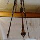Art Deco bronze and glass suspension - 1930s/40s