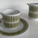 Scandinavian graphic style coffee service