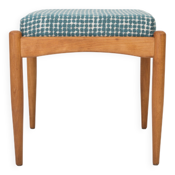 Tabouret vert et blanc du milieu du XXe siècle, 1960