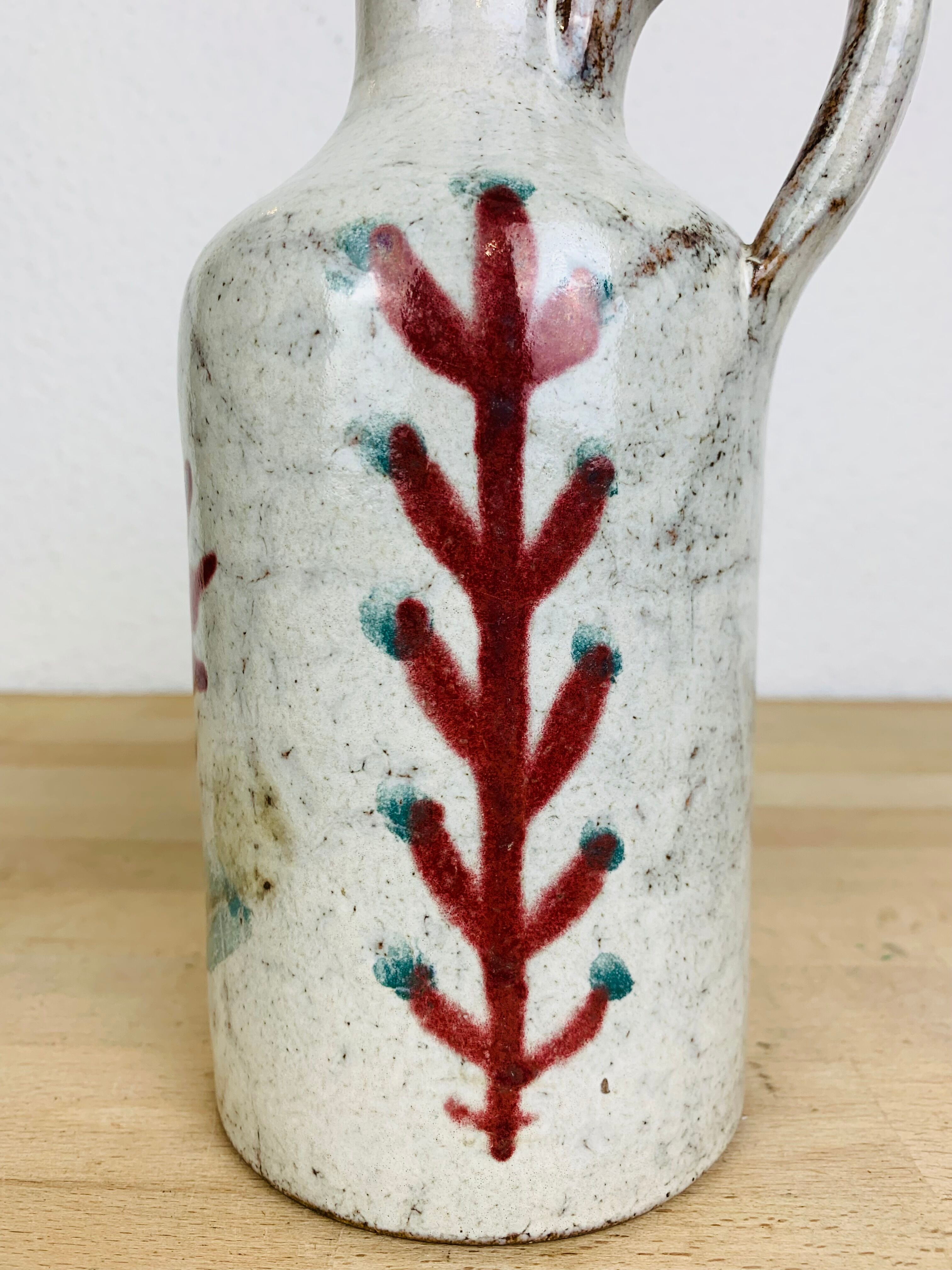 Ceramic pitcher by Gustave Raynaud Atelier le Murier