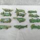Set ceramic animal knife holders