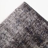 3x10 Rug For Hallway Gray Blue Turkish Vintage Runner Rug, 81x306Cm