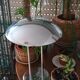 Vintage liner mushroom lamp