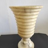 Alabaster lamp base