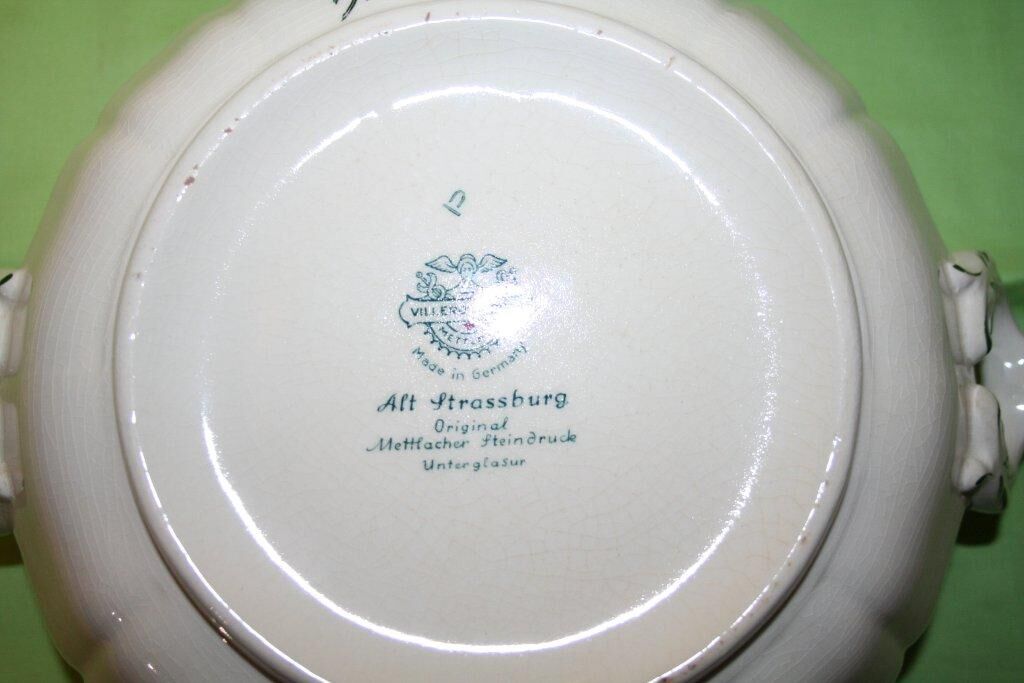 Tureen Villeroy and Boch Mettlach old Strasbourg