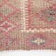 3x13 Rug For Entrway Pale Red Vintage Turkish Runner Rug, 84x394Cm