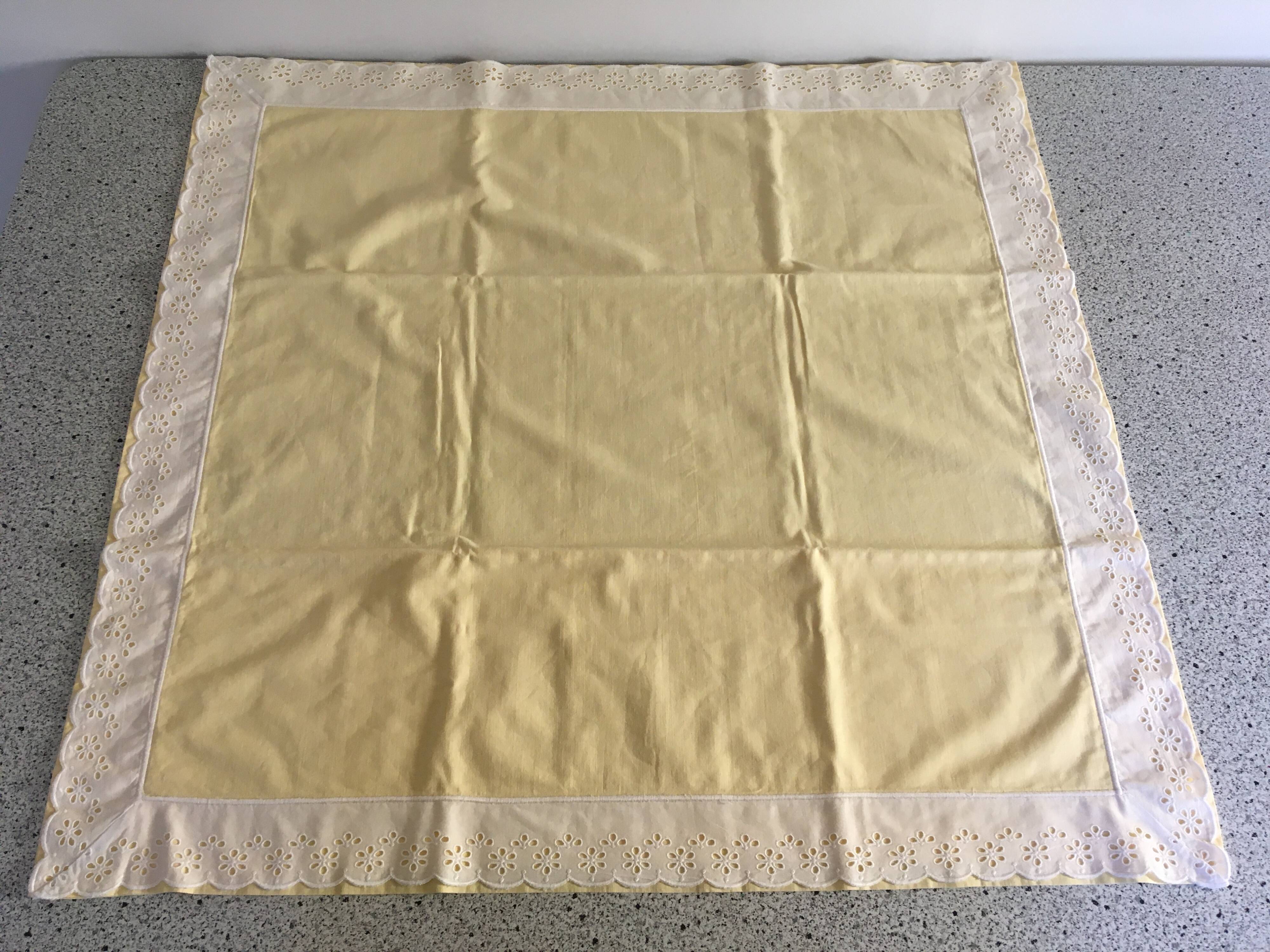 Pair of English style pillowcases