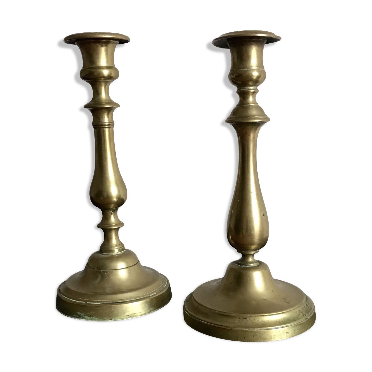 Brass candlesticks