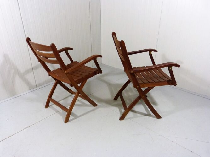 Teak garden chairs by Anders & Lars Hegelund, 1980’s