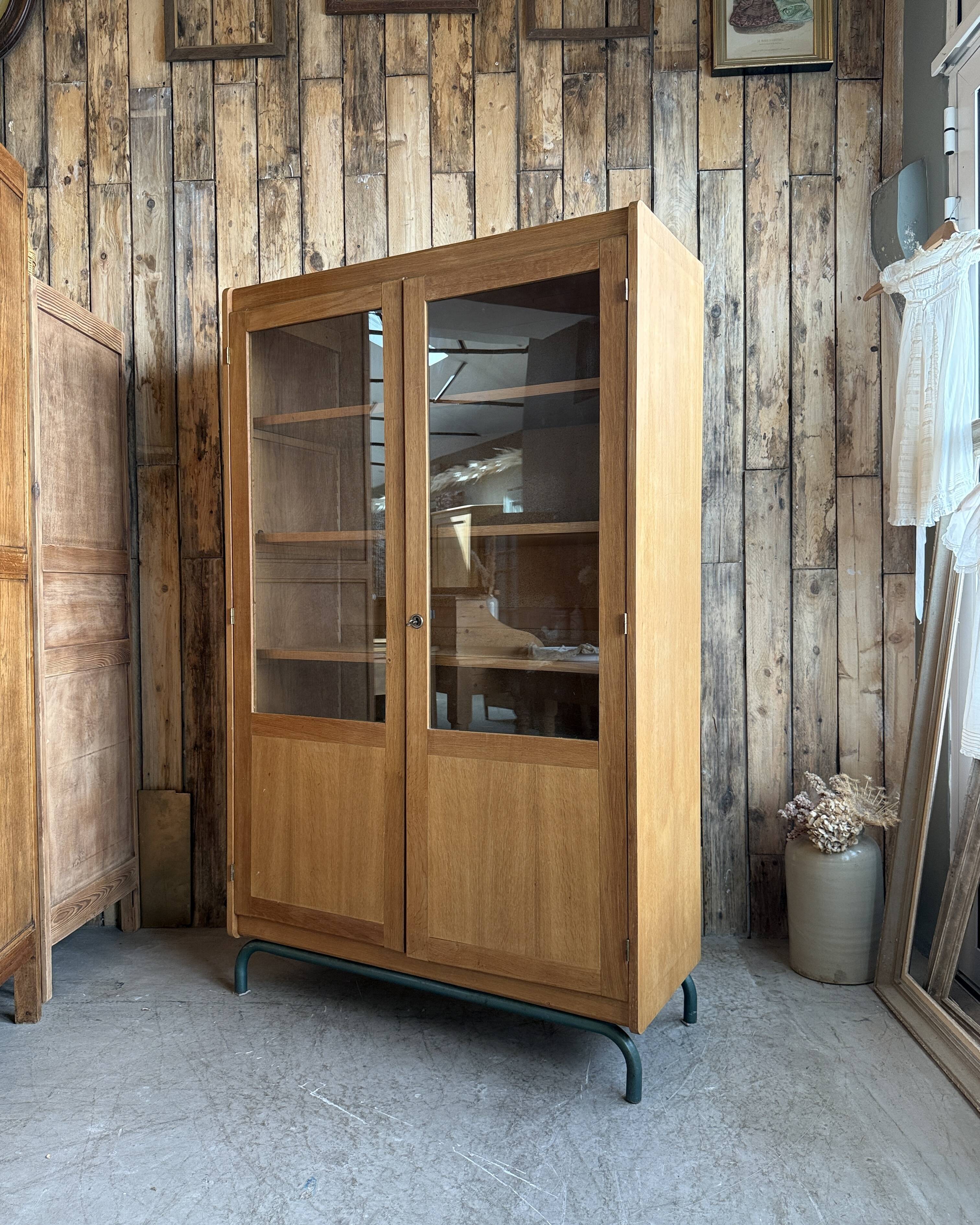 Vintage school display cabinet (renovated)