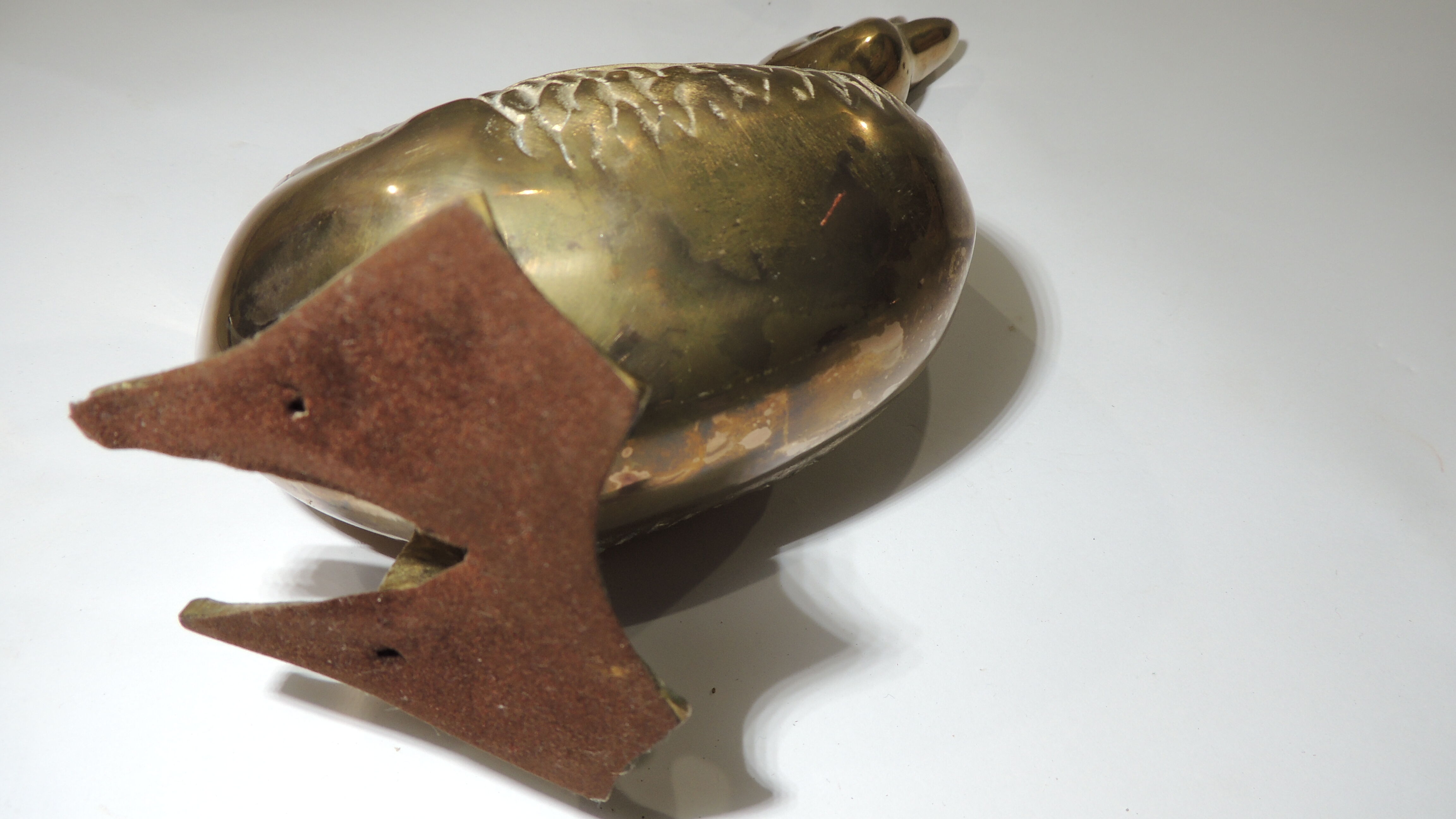 Brass/vintage duck set