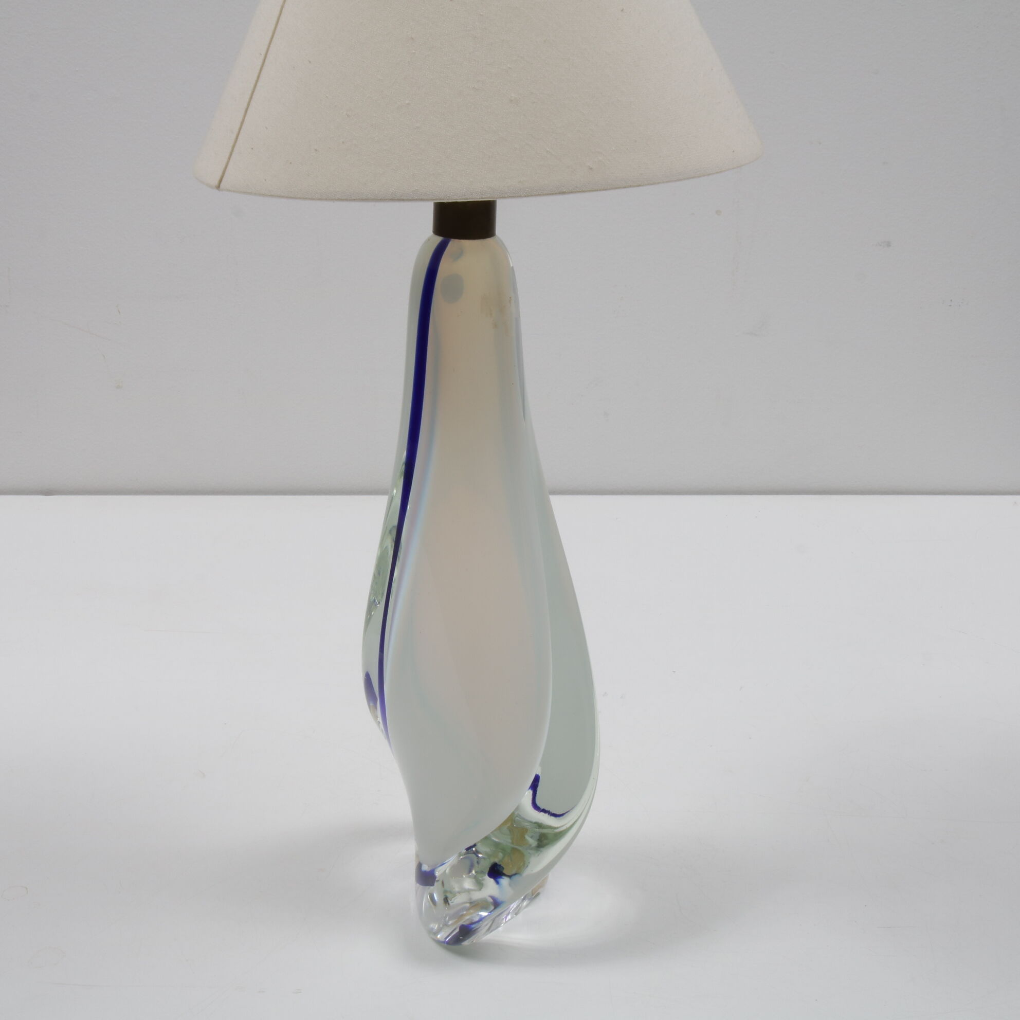 Lampe en verre de Murano par Seguso Murano en Italie 1950