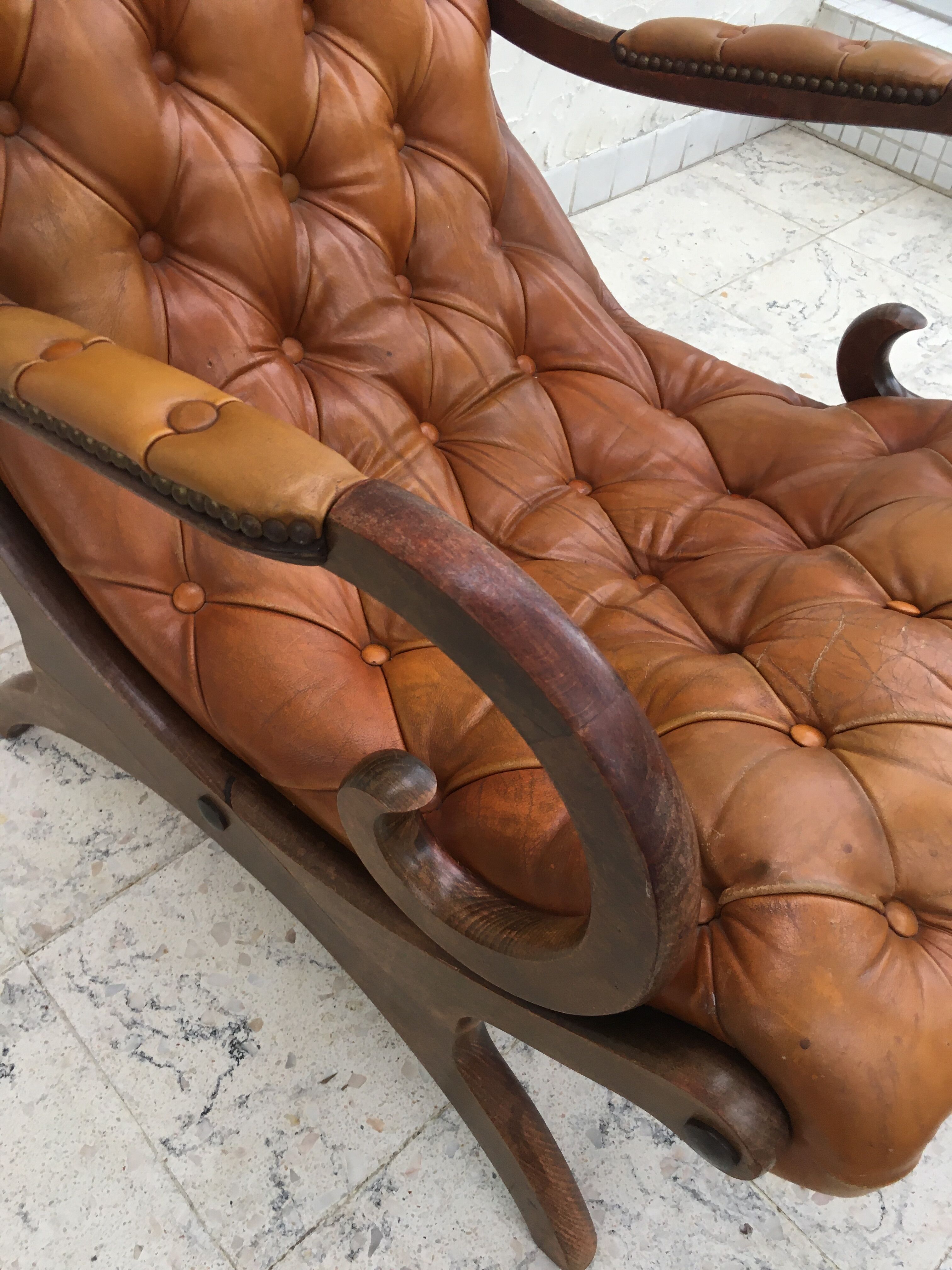 Chesterfield chairs duo