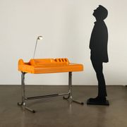 Orix desk by Vittorio Parigi & Nani Prina - Yellow version, Molteni&Co. production, 1970s