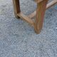 Table de ferme en hêtre et chêne 1 tiroir en ceinture 200cm