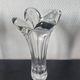 Corolla soliflore vase in crystal, France 1960.