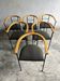 Lot de 6 chaises de salle à manger postmodernes