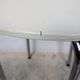 Tabouret chrome et skaï