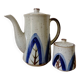 Vintage coffee pot and sugar bowl