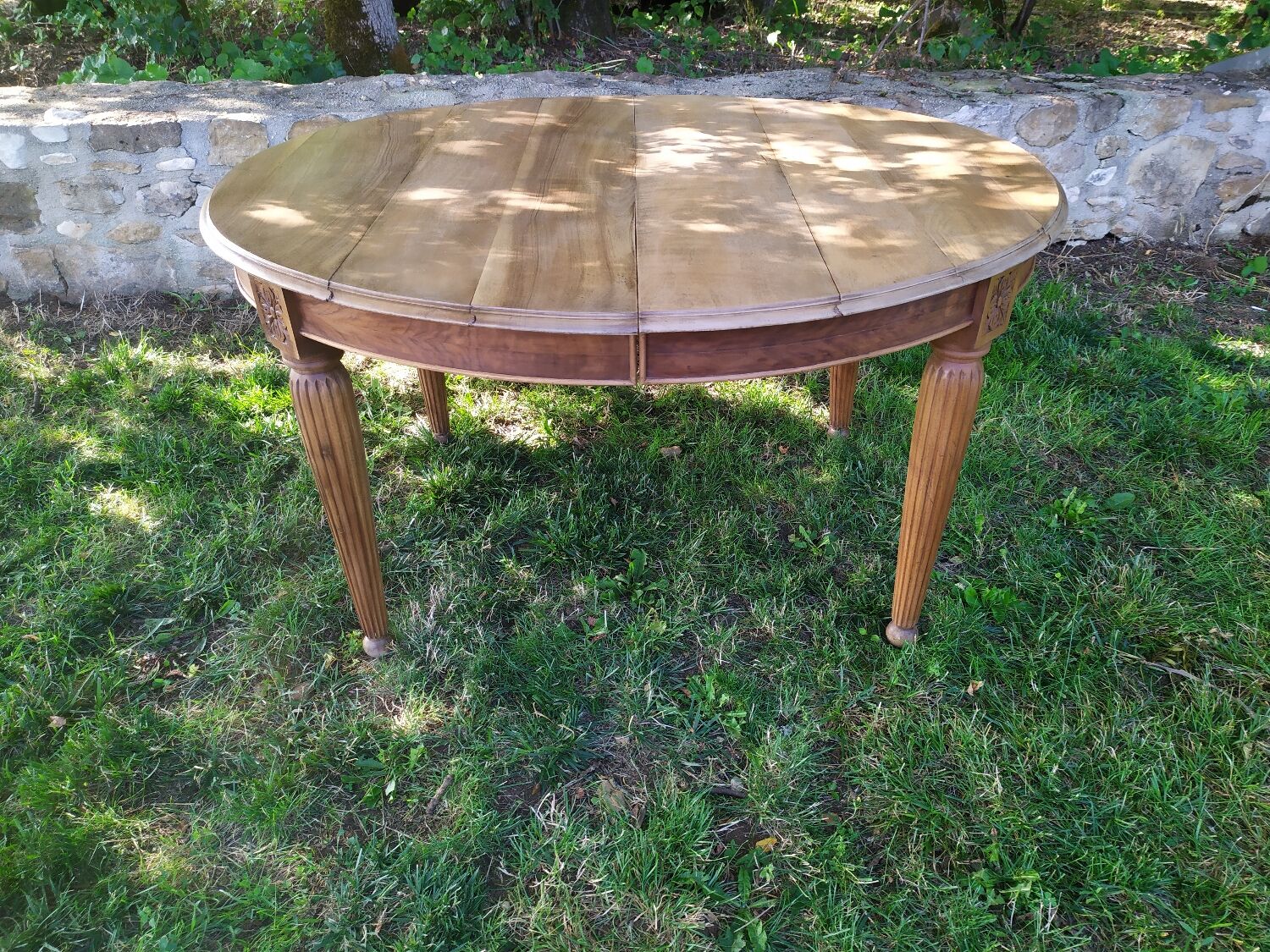 Stamped table