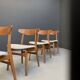 Chaises de salle à manger CH30 de Hans J. Wegner pour CARL HANSEN & SON