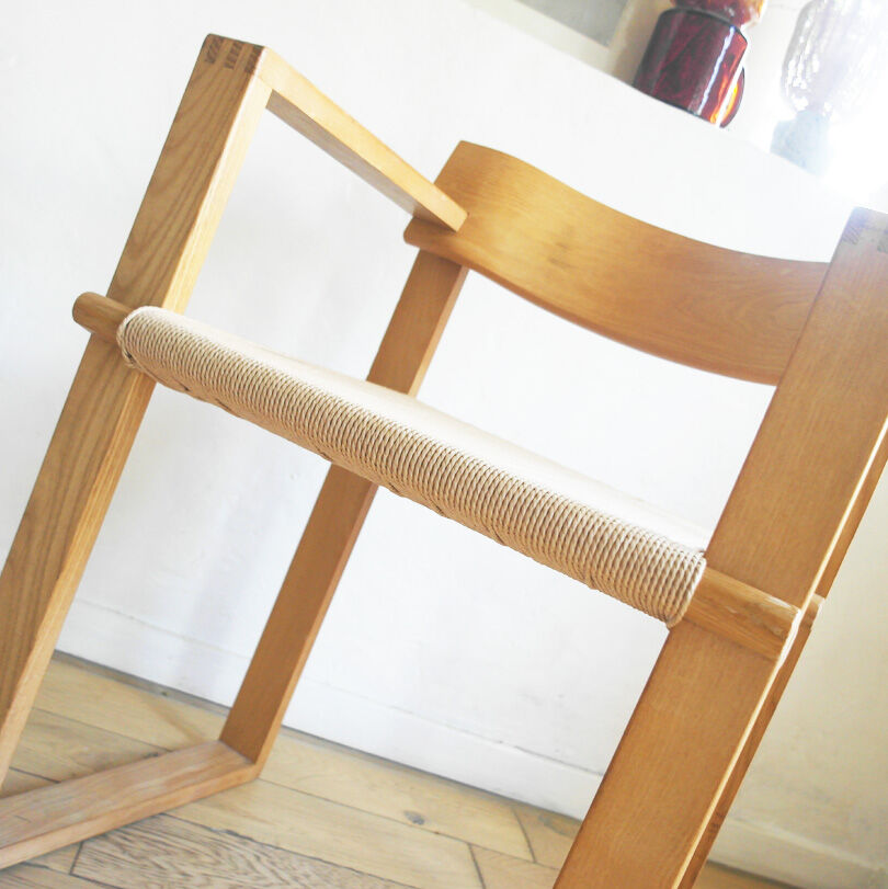 Fauteuil bois et corde