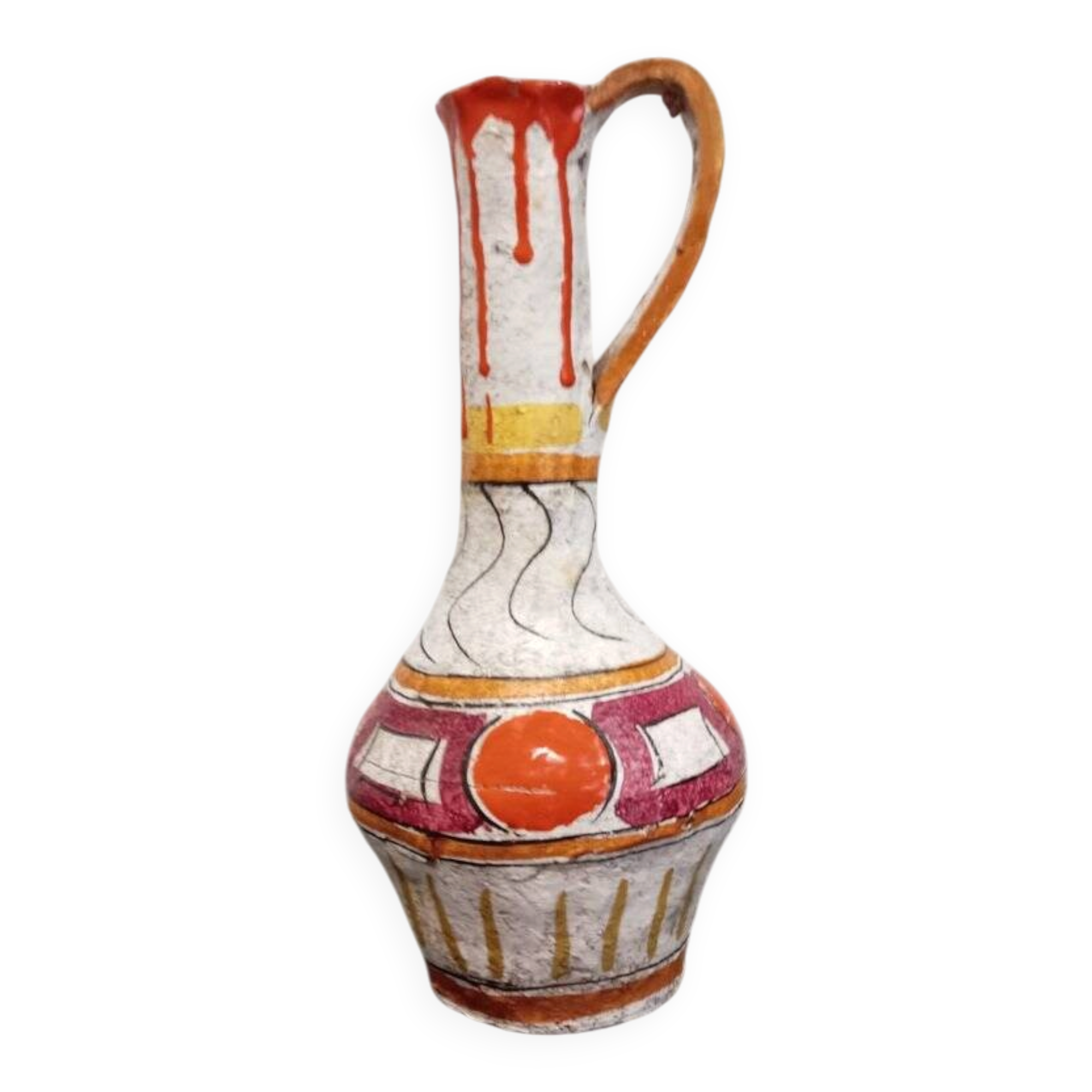 Vintage terracotta vase, 1970s