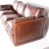 Paire de canapés cuir Roche Bobois