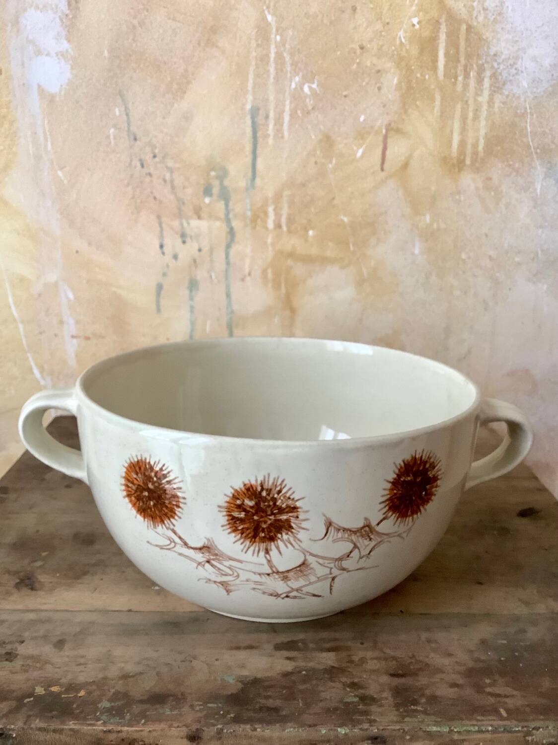 Sarreguemines thistle tureen