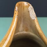 Glazed stoneware cider pitcher