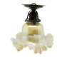 Early 20th century glass pendant lamp
