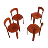 Bruno Rey lot of 4 Chairs